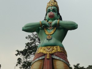 Batu Caves Hanuman's heart